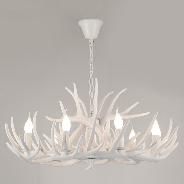 Chandelier moderne Art Déco en forme de bois de fer PVC 4/6/8/9/12 lumières pour salle à manger 