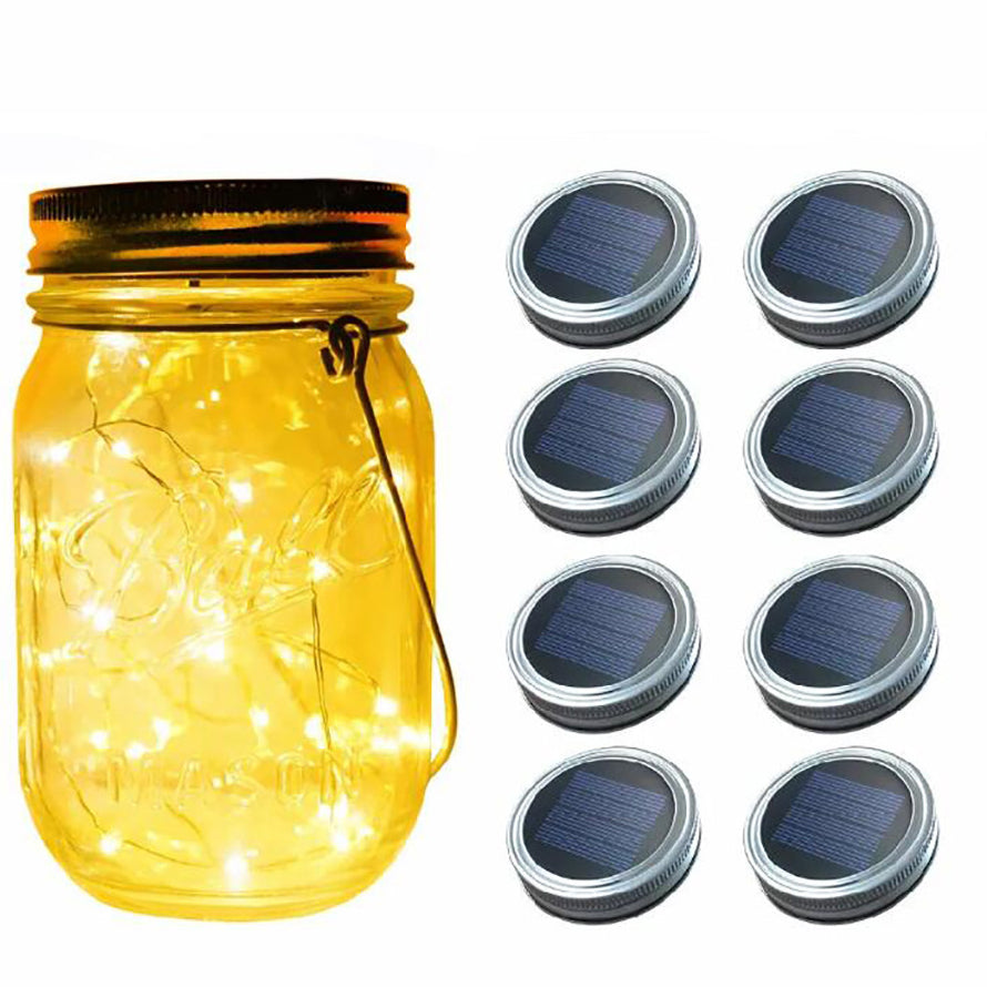 Lampe extérieure LED en verre inoxydable en forme de cylindre avec bouteille étoilée solaire simple et moderne, étanche pour jardin 