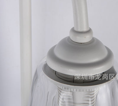 Lámpara de aplique de pared de 1 luz contemporánea creativa en forma de pétalo cilíndrico de hierro, vidrio, cerámica y resina para dormitorio 