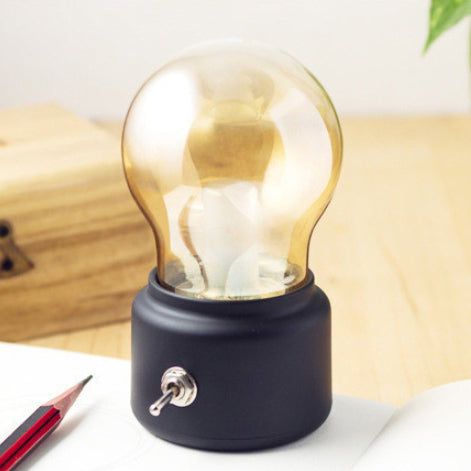 Lampe de table LED ronde en verre ABS minimaliste moderne pour chambre à coucher 
