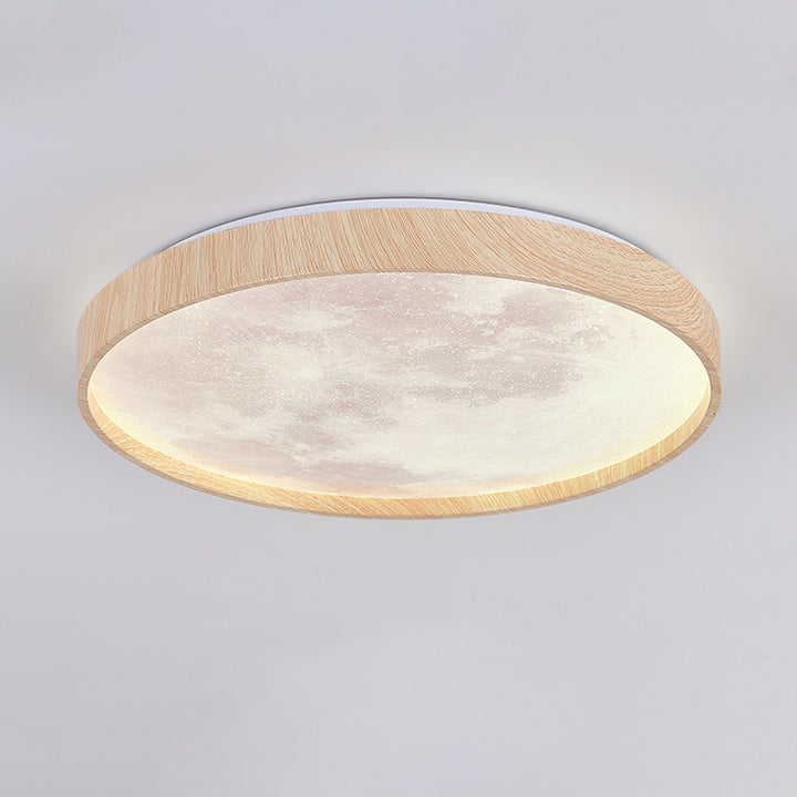 Moderne minimalistische runde Kuppel Eisen Kunststoff Acryl LED Unterputz Deckenleuchte für Schlafzimmer 