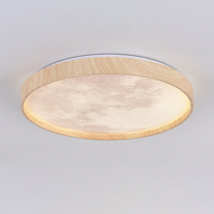 Moderne minimalistische runde Kuppel Eisen Kunststoff Acryl LED Unterputz Deckenleuchte für Schlafzimmer 