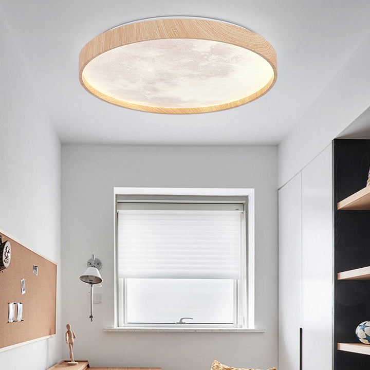 Moderne minimalistische runde Kuppel Eisen Kunststoff Acryl LED Unterputz Deckenleuchte für Schlafzimmer 