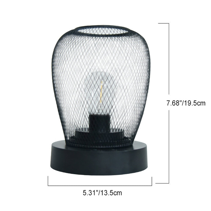 Moderne unbedeutende runde ovale ABS-Hardware-LED-Tischlampe für Schlafzimmer 