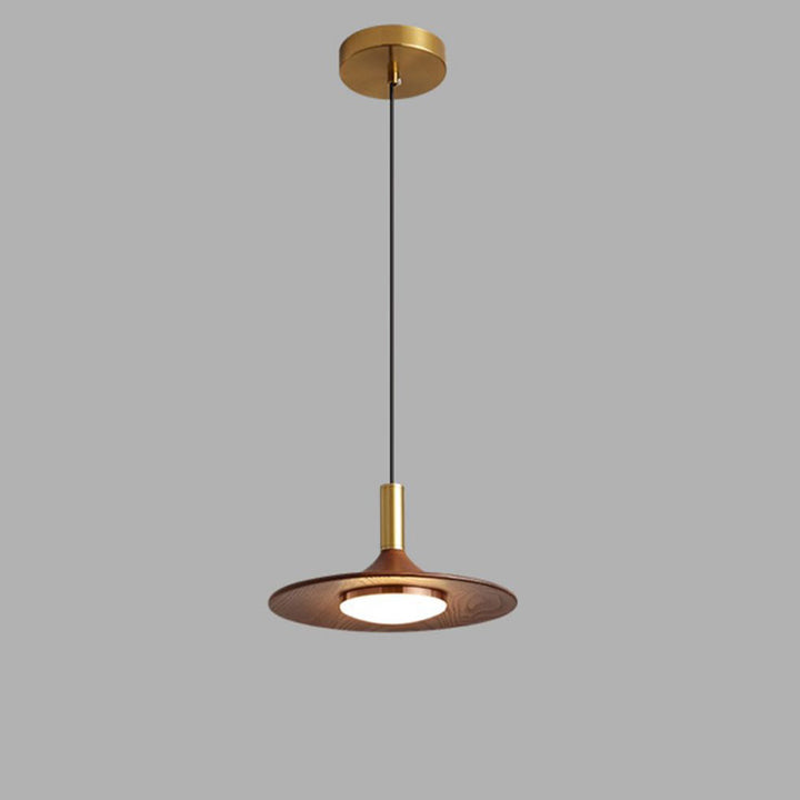 Lustre suspendu rond en fer acrylique LED soucoupe volante scandinave contemporaine pour salle à manger 