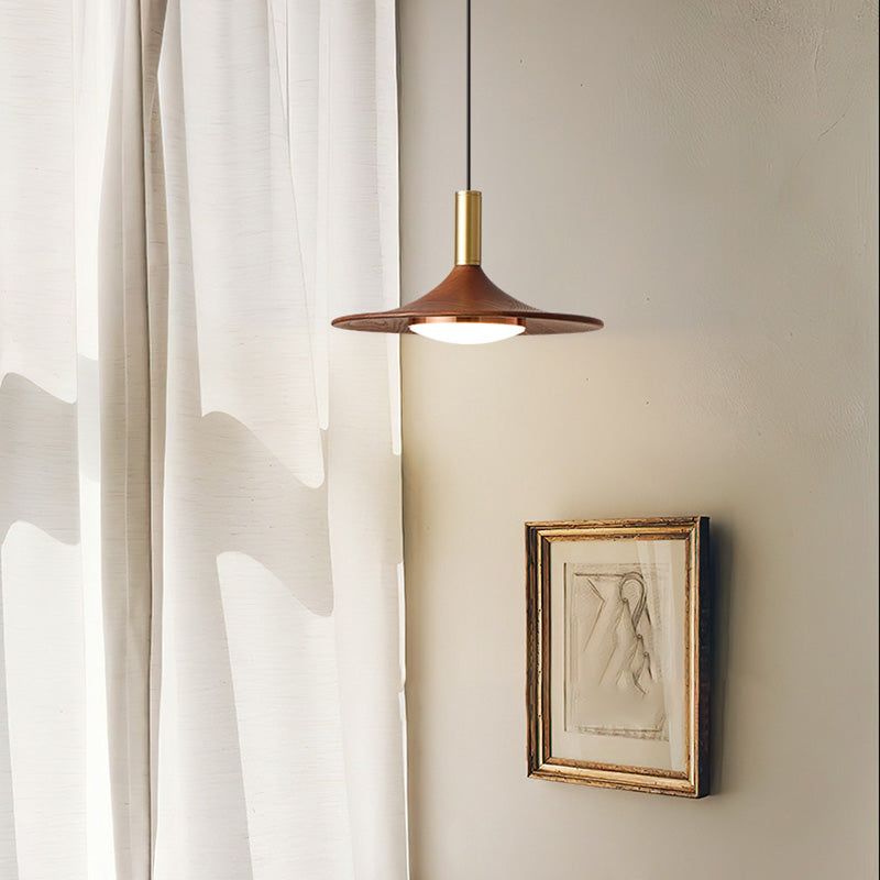 Lustre suspendu rond en fer acrylique LED soucoupe volante scandinave contemporaine pour salle à manger 