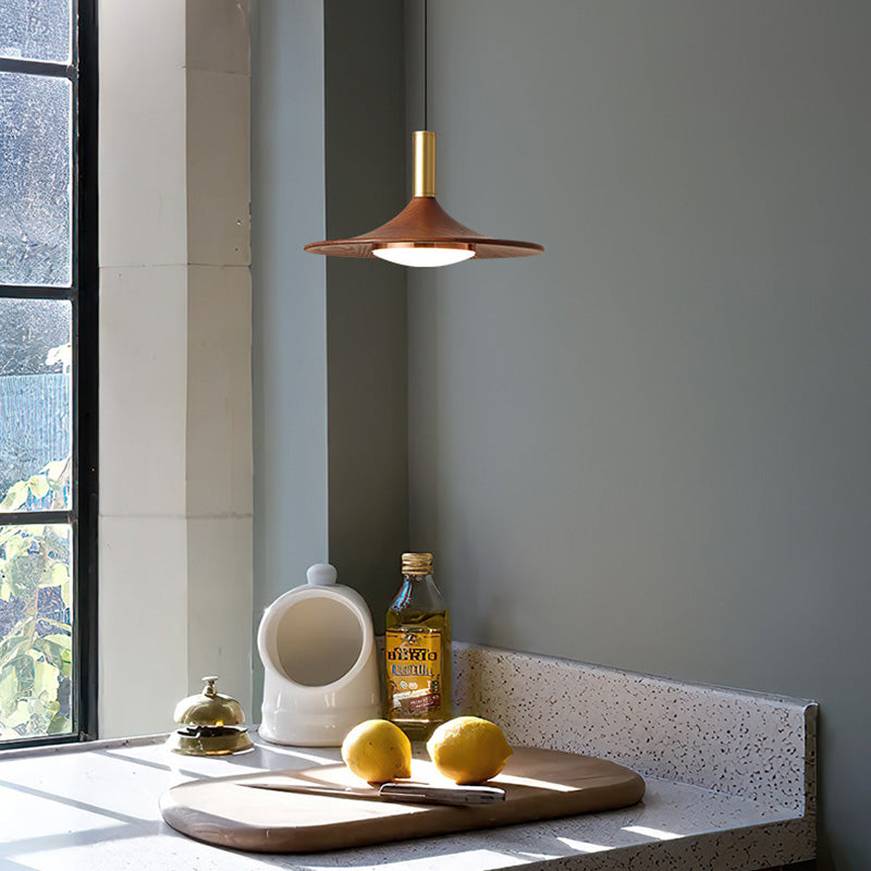 Lustre suspendu rond en fer acrylique LED soucoupe volante scandinave contemporaine pour salle à manger 