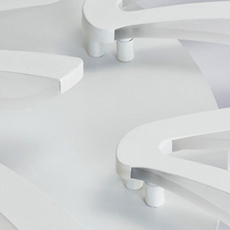 Zeitgenössische skandinavische Löwenzahn-Kuppel-Hardware-Acryl-LED-Unterputz-Deckenleuchte für Schlafzimmer 