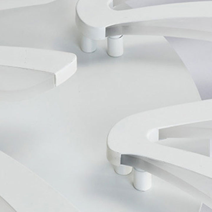 Zeitgenössische skandinavische Löwenzahn-Kuppel-Hardware-Acryl-LED-Unterputz-Deckenleuchte für Schlafzimmer 