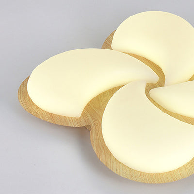 Lumière de plafond encastrée LED en fer PE en forme de moulin à vent minimaliste moderne pour chambre 