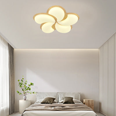 Lumière de plafond encastrée LED en fer PE en forme de moulin à vent minimaliste moderne pour chambre 