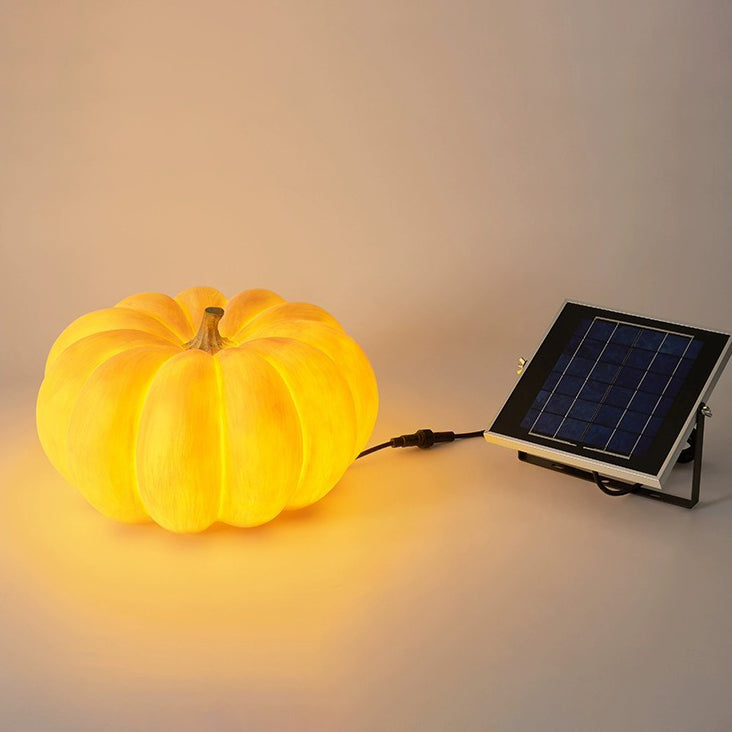 ضوء LED خارجي دائري مقاوم للماء يعمل بالطاقة الشمسية بتصميم آرت ديكو حديث مصنوع من الراتنج للحديقة 