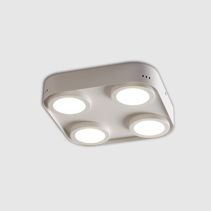 Luz de techo empotrada LED de aluminio cuadrada de forma de caja minimalista moderna para dormitorio 