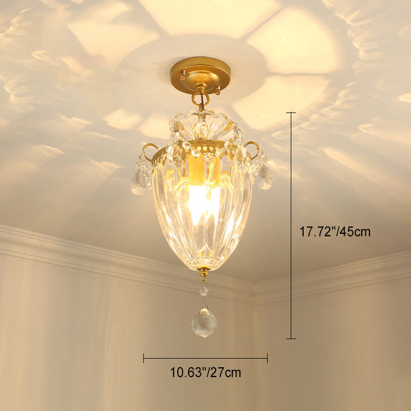 Lustre Suspendu Moderne de Luxe Rond Ovale en Fer et Acrylique 1/3 Lumière pour Chambre 