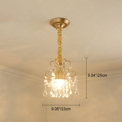 Lustre Suspendu Moderne de Luxe Rond Ovale en Fer et Acrylique 1/3 Lumière pour Chambre 