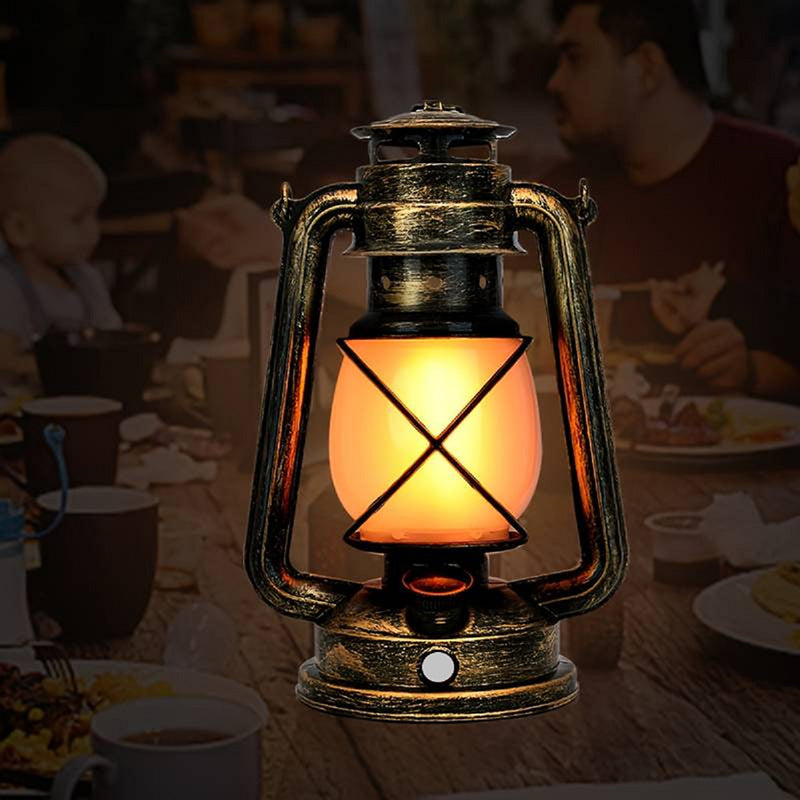 Traditionelle Vintage USB Pferd Lampe Laterne Runde ABS LED Tisch Lampe Für Wohnzimmer 