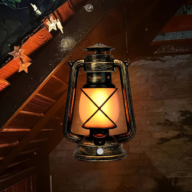 Traditionelle Vintage USB Pferd Lampe Laterne Runde ABS LED Tisch Lampe Für Wohnzimmer 