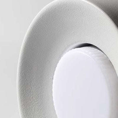 Plafonnier LED moderne minimaliste cylindrique rond en fer et acrylique pour chambre à coucher 