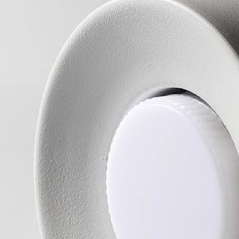 Plafonnier LED moderne minimaliste cylindrique rond en fer et acrylique pour chambre à coucher 