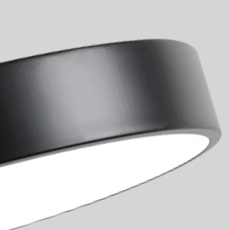 Lustre à suspension LED en acrylique et fer cylindrique rond réglable universel contemporain scandinave pour chambre 