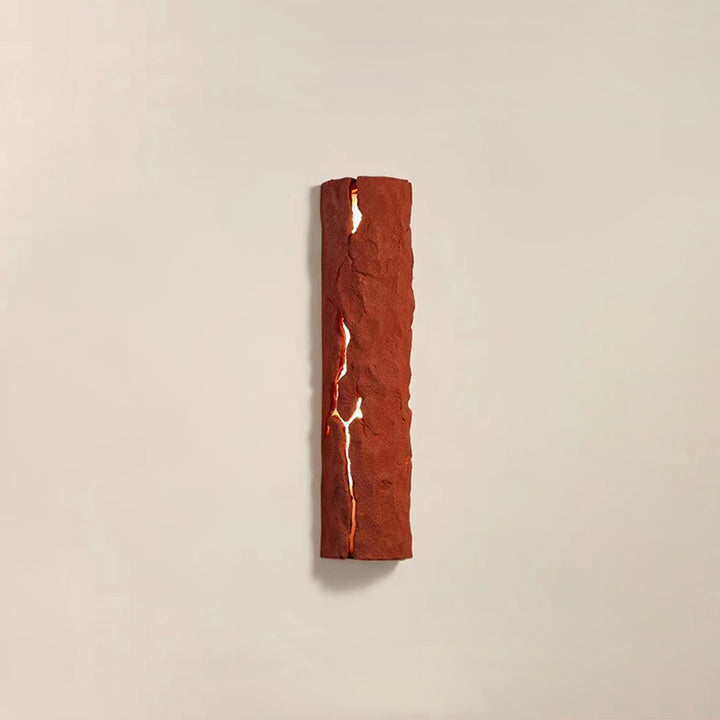 Contemporary Creative Tree Stump Cylinder Resin LED Wall Sconce Lamp For Bedroom