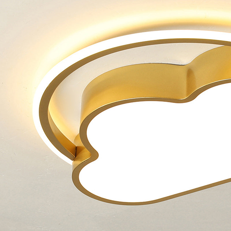 مصباح سقف LED أكريليك حديدي معاصر للأطفال بتصميم سحابي لغرفة النوم 