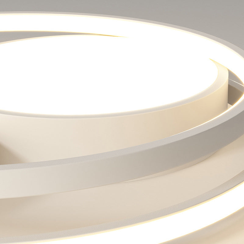 Plafonnier LED moderne minimaliste rond carré rectangle dôme en fer aluminium acrylique pour chambre à coucher 