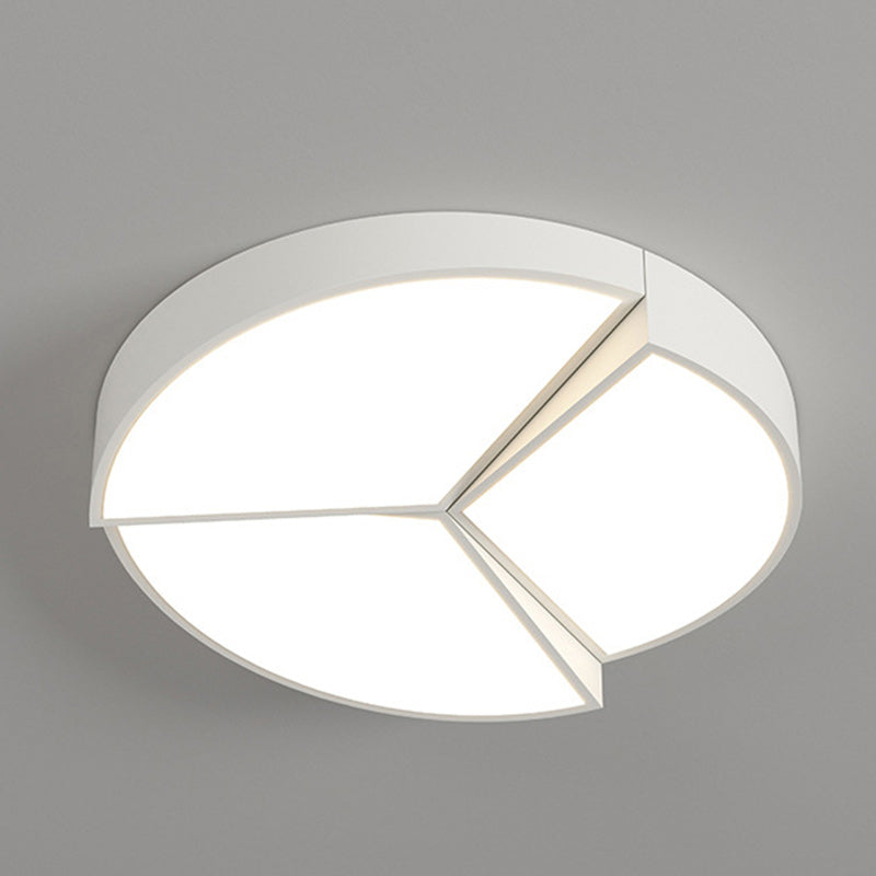 Luz de techo empotrada LED de combinación de bloque redondo cuadrado rectangular minimalista moderno de hierro y acrílico para dormitorio 