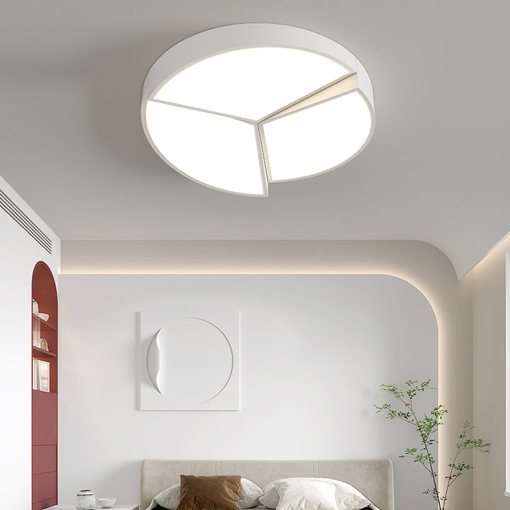 Luz de techo empotrada LED de combinación de bloque redondo cuadrado rectangular minimalista moderno de hierro y acrílico para dormitorio 