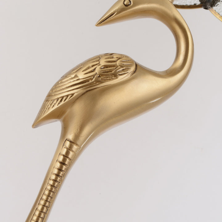Lampe de Table à 1 Lumière en Verre de Cuivre Cône Rond Vintage Traditionnel pour Chambre 