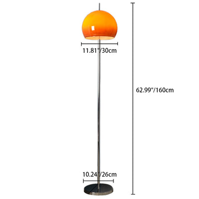 Moderne Mid-Century Pilz Runde Eisen Glas 2-Licht Stehlampe für Wohnzimmer 