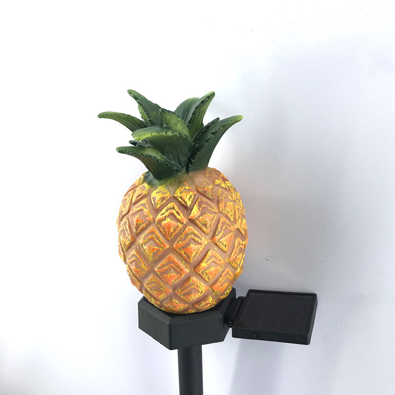 Luz LED para exteriores de plástico en forma de cactus piña impermeable y creativa contemporánea 