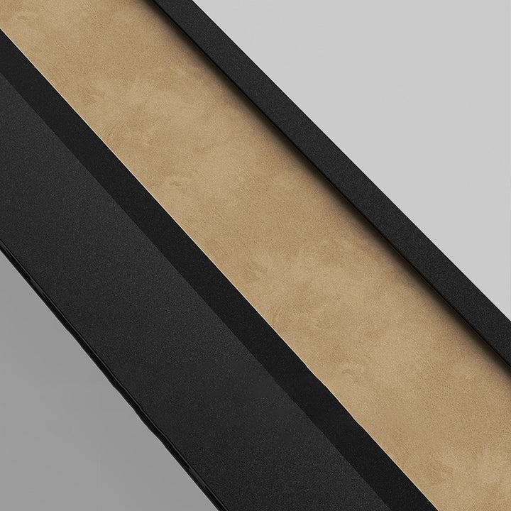 Applique murale LED en silicone et aluminium, rectangulaire, linéaire, rotative, minimaliste moderne pour chambre 