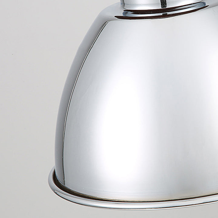 Suspension luminaire 1 lumière en forme de cloche cylindrique ronde vintage traditionnelle en fer pour chambre 