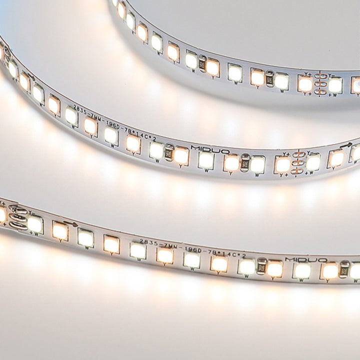 Plafonnier semi-encastré LED en aluminium et silicone à double rond moderne minimaliste pour chambre à coucher 