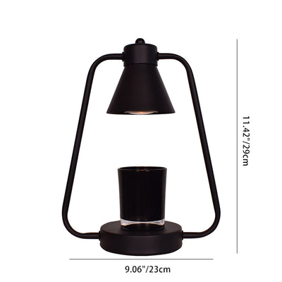 Contemporary Scandinavian Round Prism Iron 1-Light Melting Wax Table Lamp For Bedroom