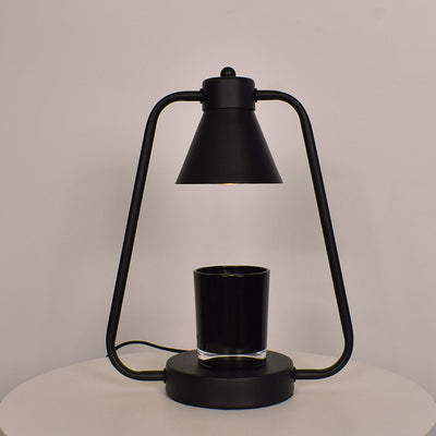 Contemporary Scandinavian Round Prism Iron 1-Light Melting Wax Table Lamp For Bedroom
