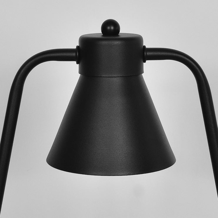 Contemporary Scandinavian Round Prism Iron 1-Light Melting Wax Table Lamp For Bedroom