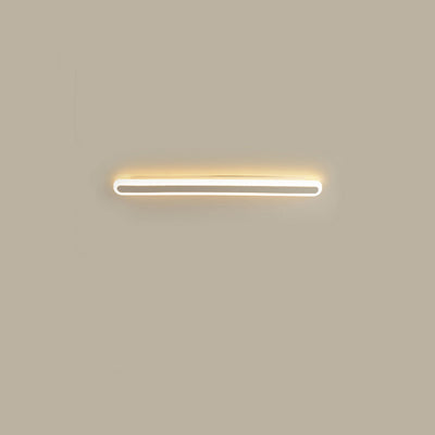 Modern Minimalist Linear Iron Acrylic LED Wall Sconce Lamp For Bedroom