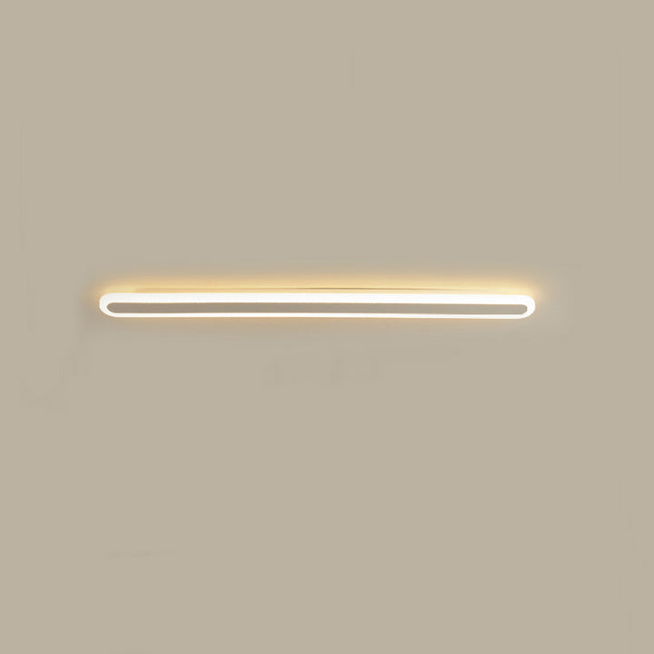 Modern Minimalist Linear Iron Acrylic LED Wall Sconce Lamp For Bedroom