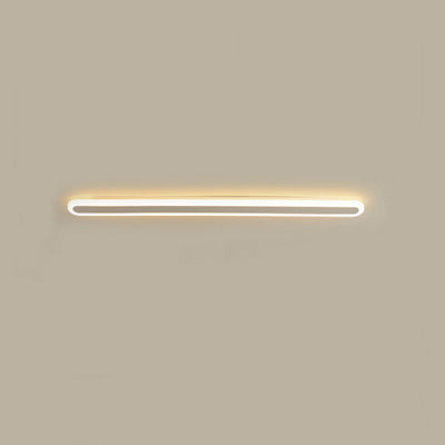 Modern Minimalist Linear Iron Acrylic LED Wall Sconce Lamp For Bedroom