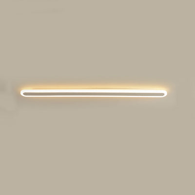 Modern Minimalist Linear Iron Acrylic LED Wall Sconce Lamp For Bedroom