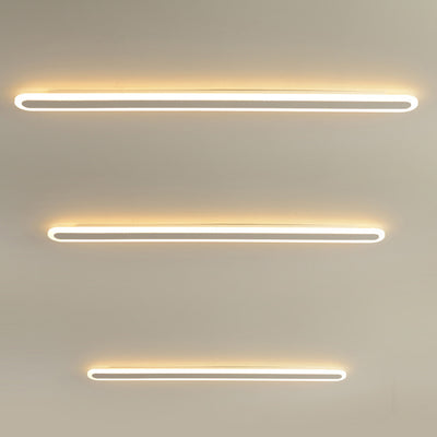 Modern Minimalist Linear Iron Acrylic LED Wall Sconce Lamp For Bedroom