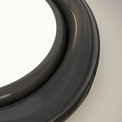 Plafonnier LED Minimaliste Moderne en Dôme Rond en Fer Aluminium Acrylique pour Salon 