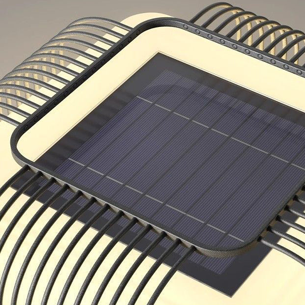 ضوء خارجي LED مربع من الفولاذ المقاوم للصدأ مقاوم للماء بالطاقة الشمسية بتصميم حديث وبسيط للاستخدام الخارجي 