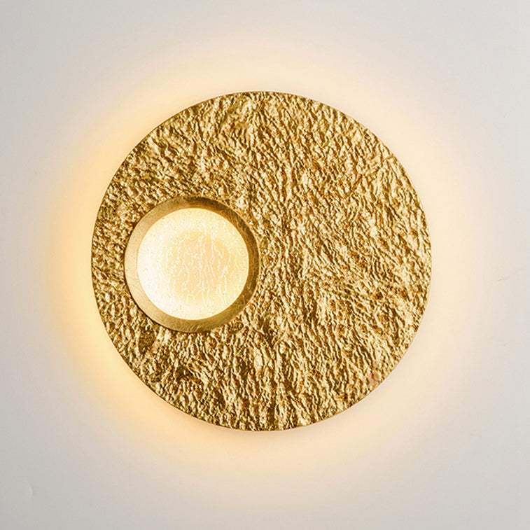 مصباح حائط LED من الراتنج بتصميم دائري عصري من الدول الاسكندنافية لغرفة النوم 
