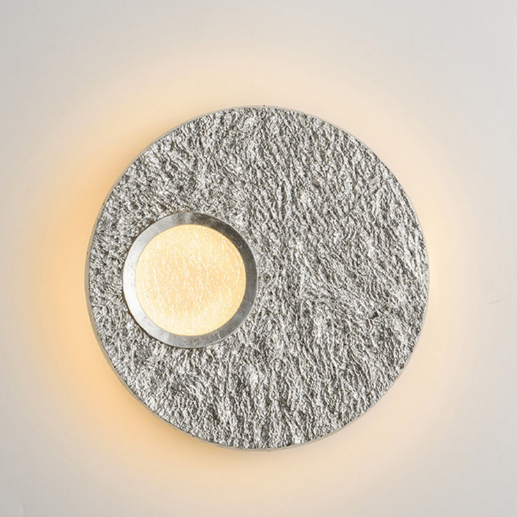 مصباح حائط LED من الراتنج بتصميم دائري عصري من الدول الاسكندنافية لغرفة النوم 