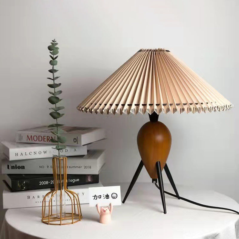 Lampe de table 1 lumière en bois d&