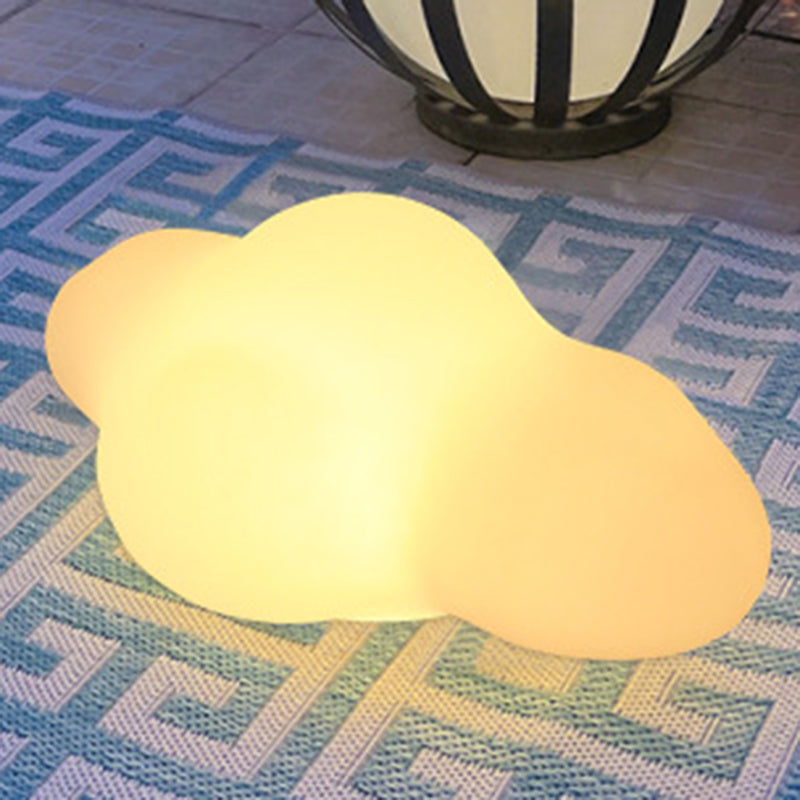 Lumière extérieure LED en forme de nuage en PE étanche à l&