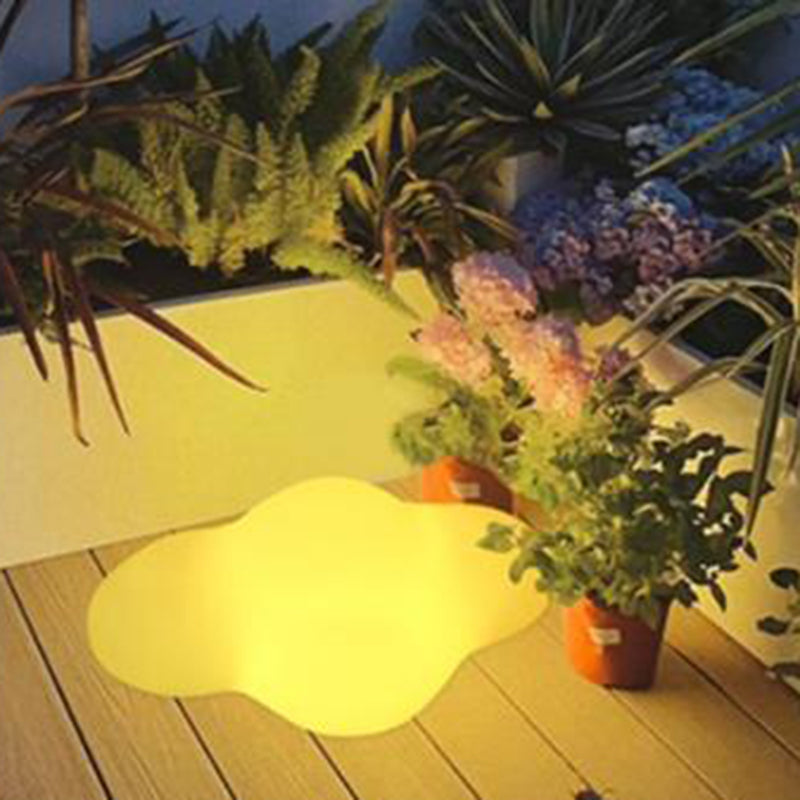 Lumière extérieure LED en forme de nuage en PE étanche à l&